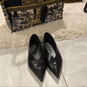 Celine black flats 36.5